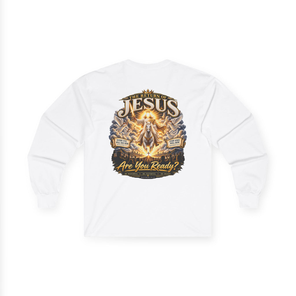 The Day Is Near — Jesus Is Coming Long-Sleeve Tee