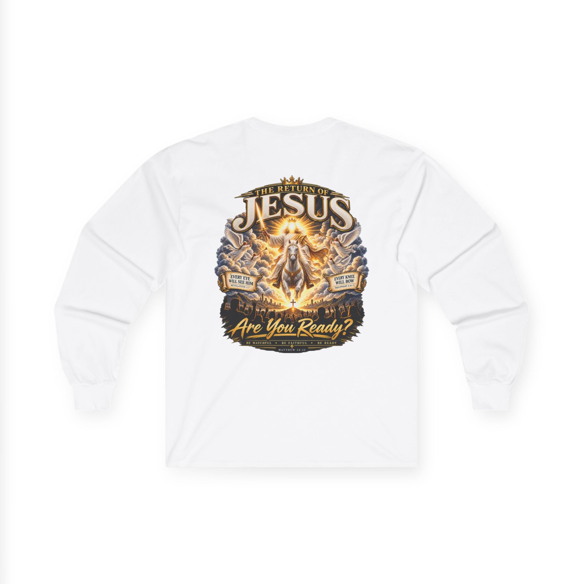 The Day Is Near — Jesus Is Coming Long-Sleeve Tee