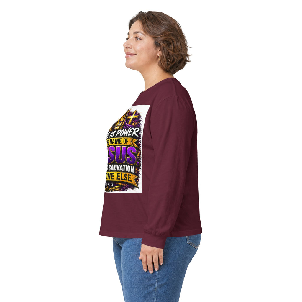 Believe in Jesus — Acts 4:12 Long-Sleeve Tee