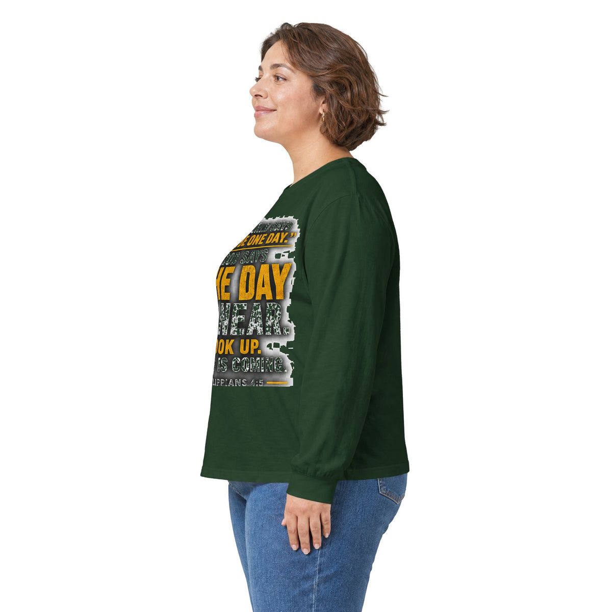 The Day Is Near — Jesus Is Coming Long-Sleeve Tee