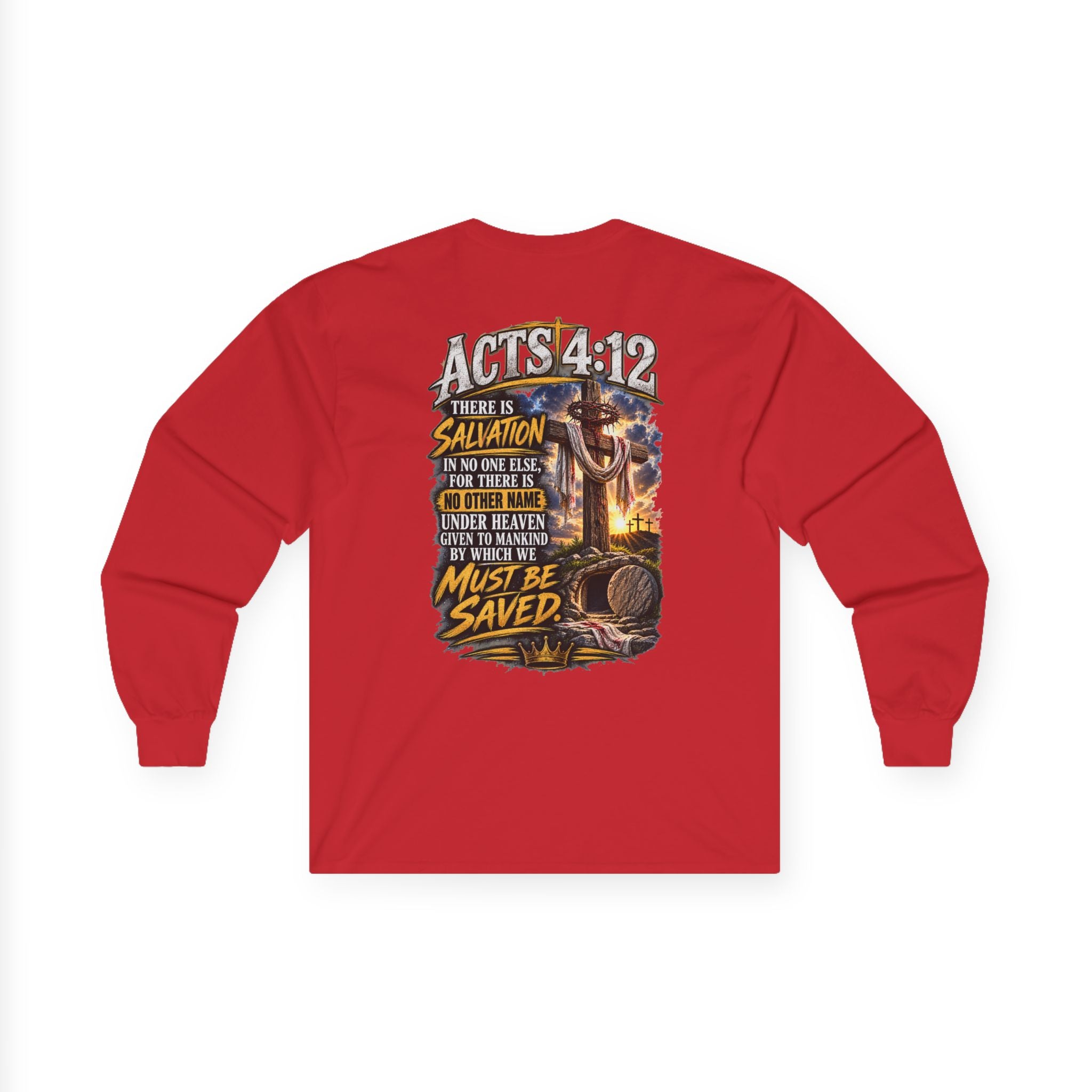 Jesus Died for You, He Rose for You — Salvation Long-Sleeve Tee