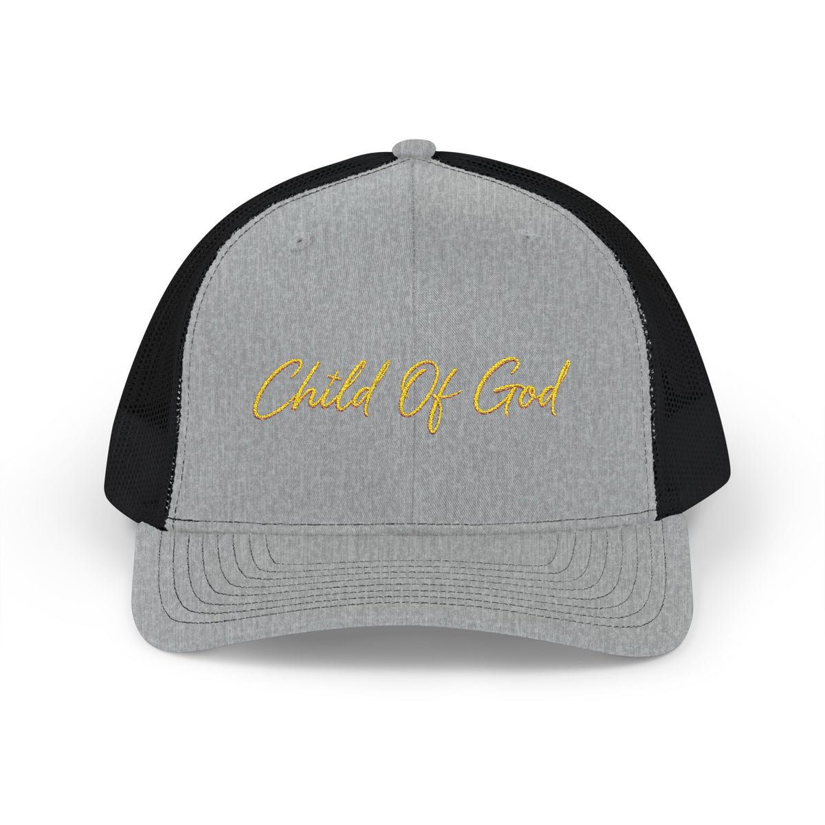 Child of God Snapback Trucker Cap — Embroidered Faith Baseball Hat