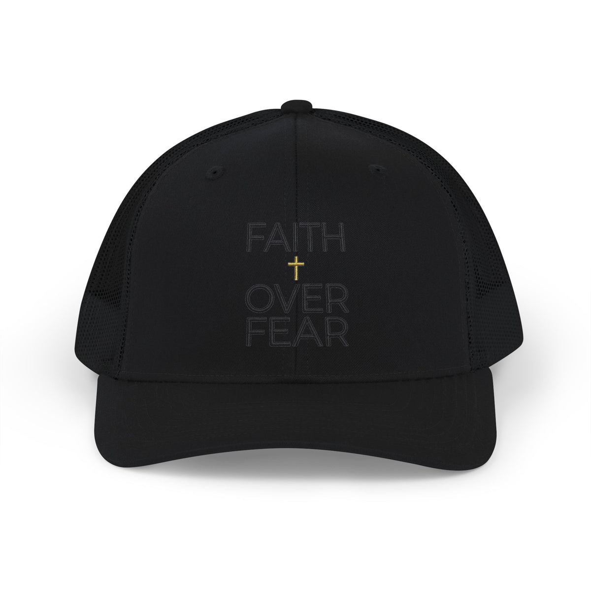 Faith Over Fear Snapback Trucker Cap