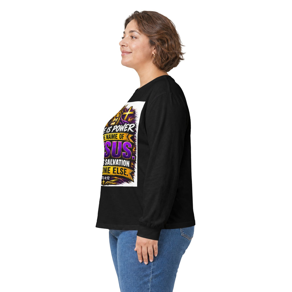 Believe in Jesus — Acts 4:12 Long-Sleeve Tee