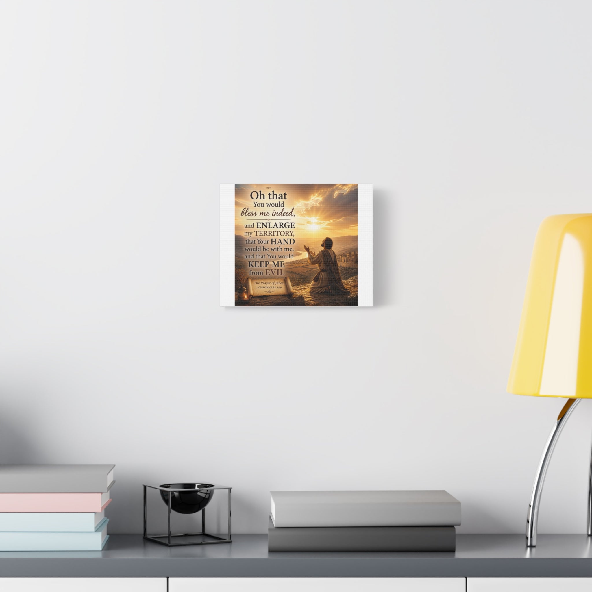 Prayer of Jabez Canvas Wall Art – 1 Chronicles 4:10