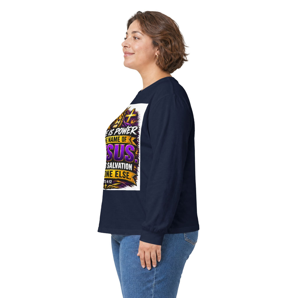 Believe in Jesus — Acts 4:12 Long-Sleeve Tee