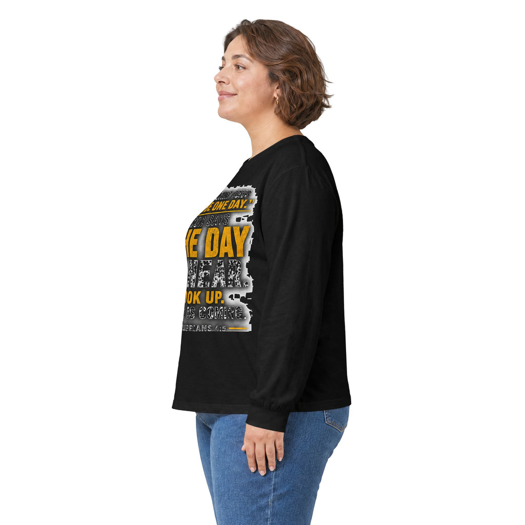 The Day Is Near — Jesus Is Coming Long-Sleeve Tee