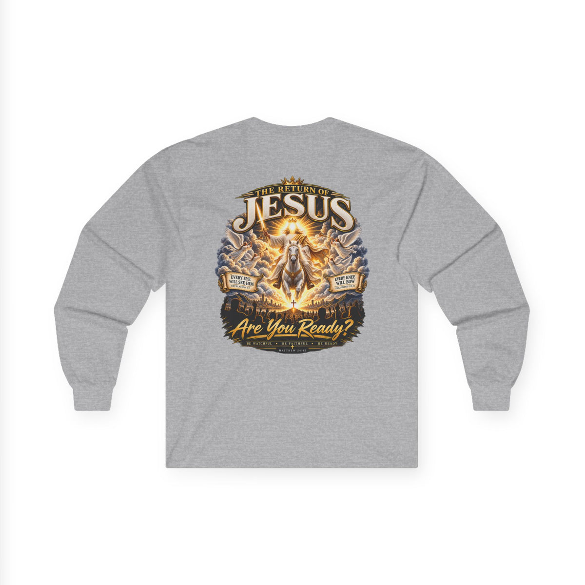 The Day Is Near — Jesus Is Coming Long-Sleeve Tee