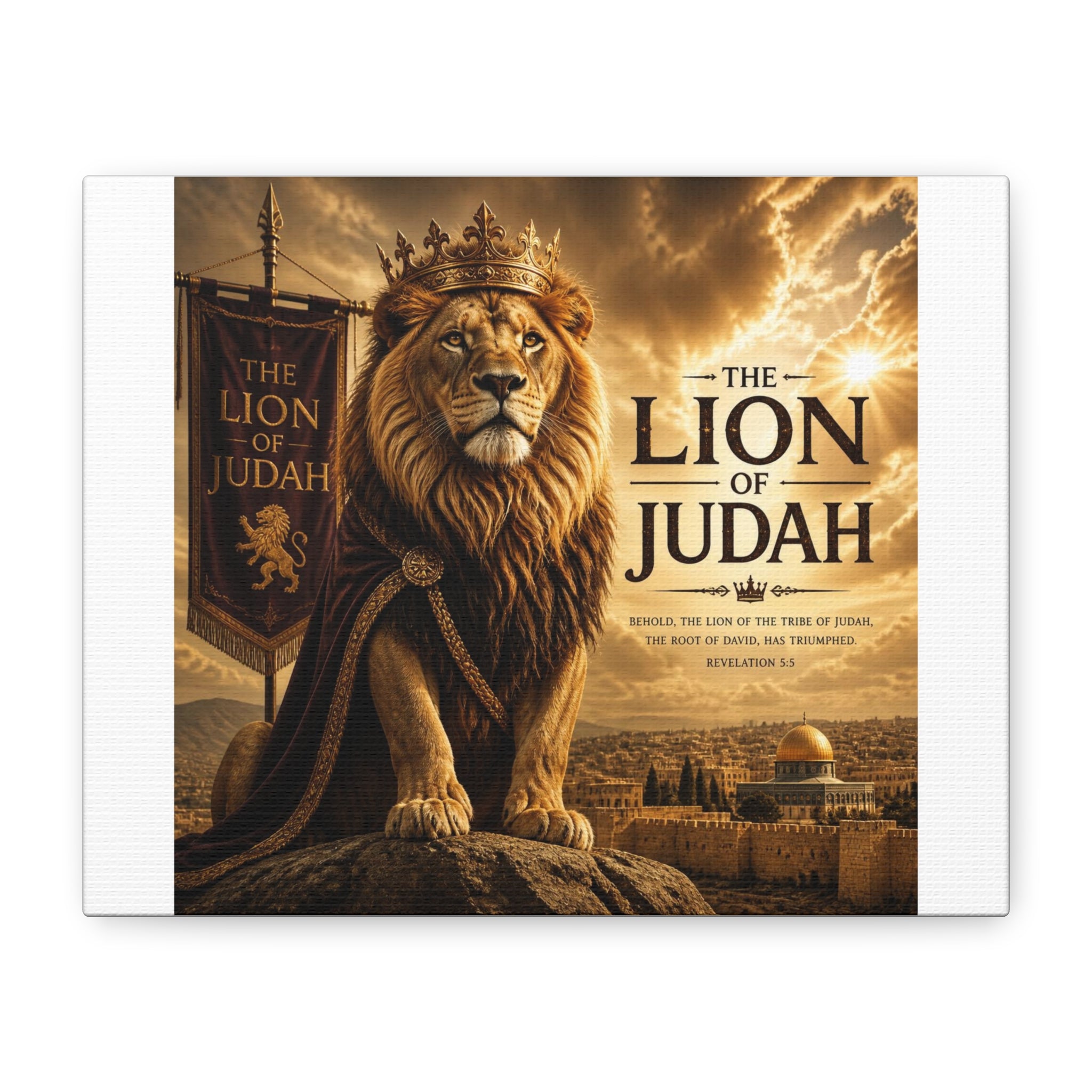 Lion of Judah Canvas Wall Art