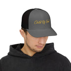 Child of God Snapback Trucker Cap — Embroidered Faith Baseball Hat