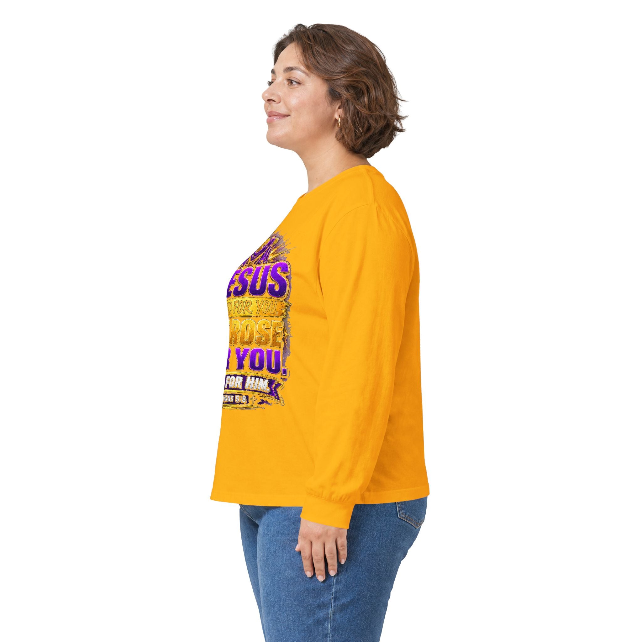 Jesus Died for You, He Rose for You — Salvation Long-Sleeve Tee