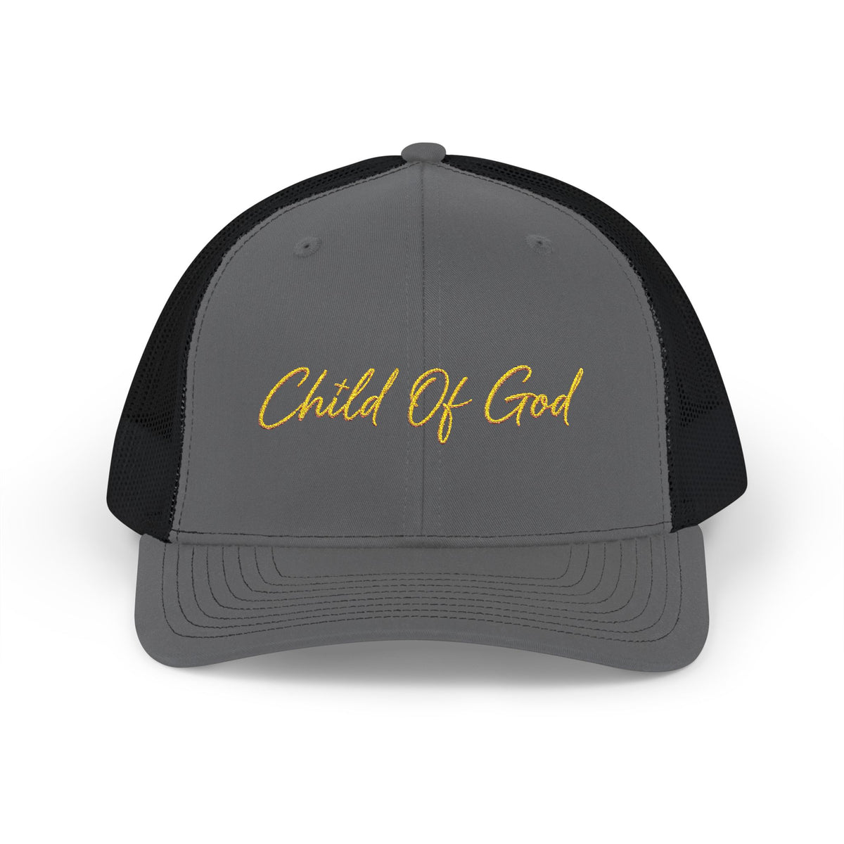 Child of God Snapback Trucker Cap — Embroidered Faith Baseball Hat