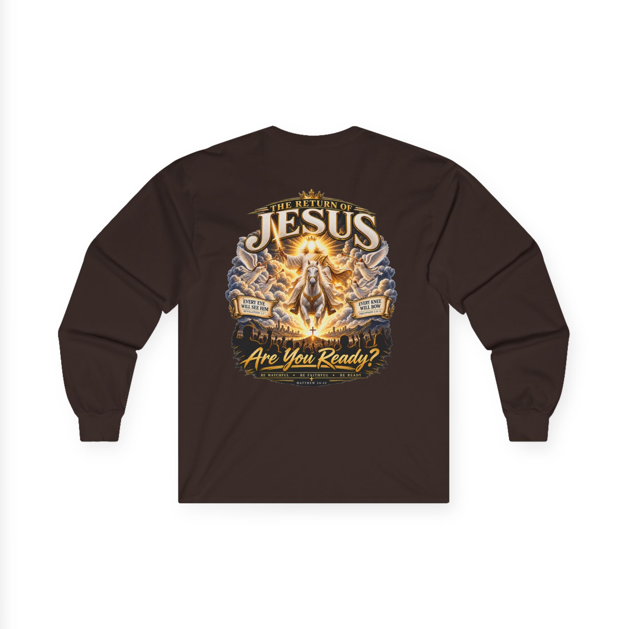 You Can't Outrun Eternity — Jesus Is Coming Long-Sleeve Tee