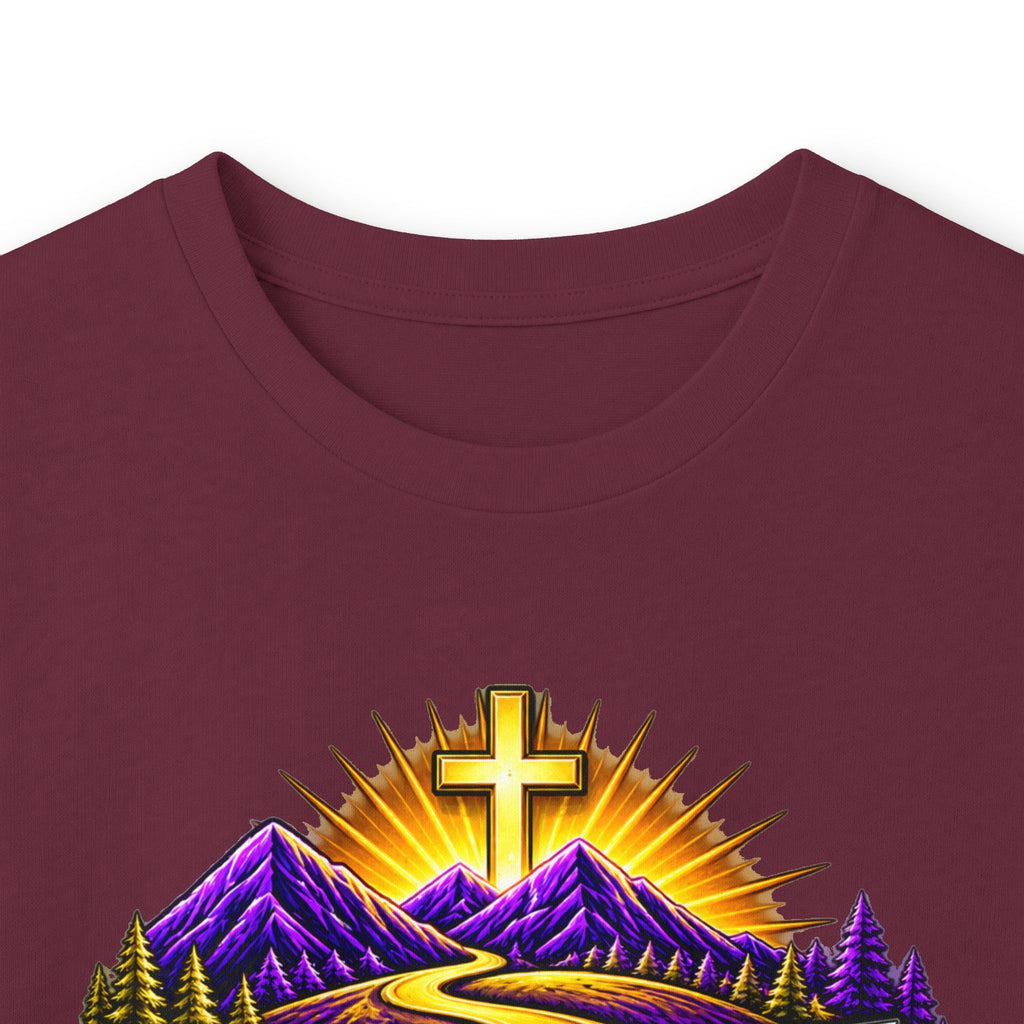 Long Sleeve Tee — "Found" Christian Faith Design (Acts 4:12)