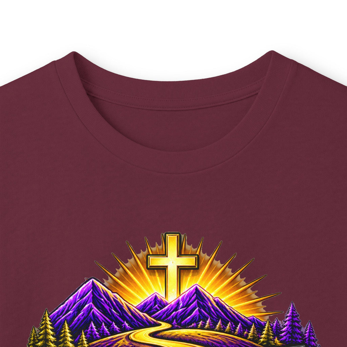 Long Sleeve Tee — "Found" Christian Faith Design (Acts 4:12)