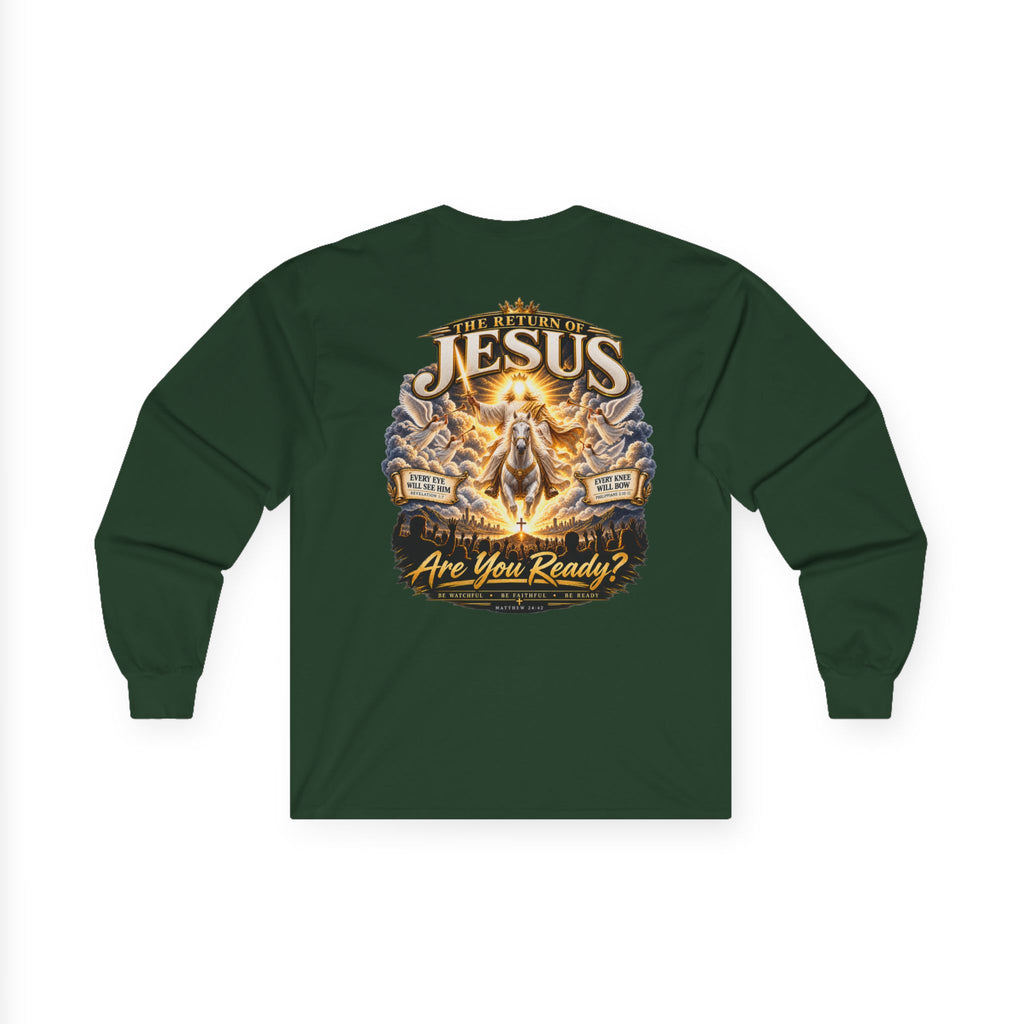 Jesus Returns — Be Ready Long-Sleeve Tee