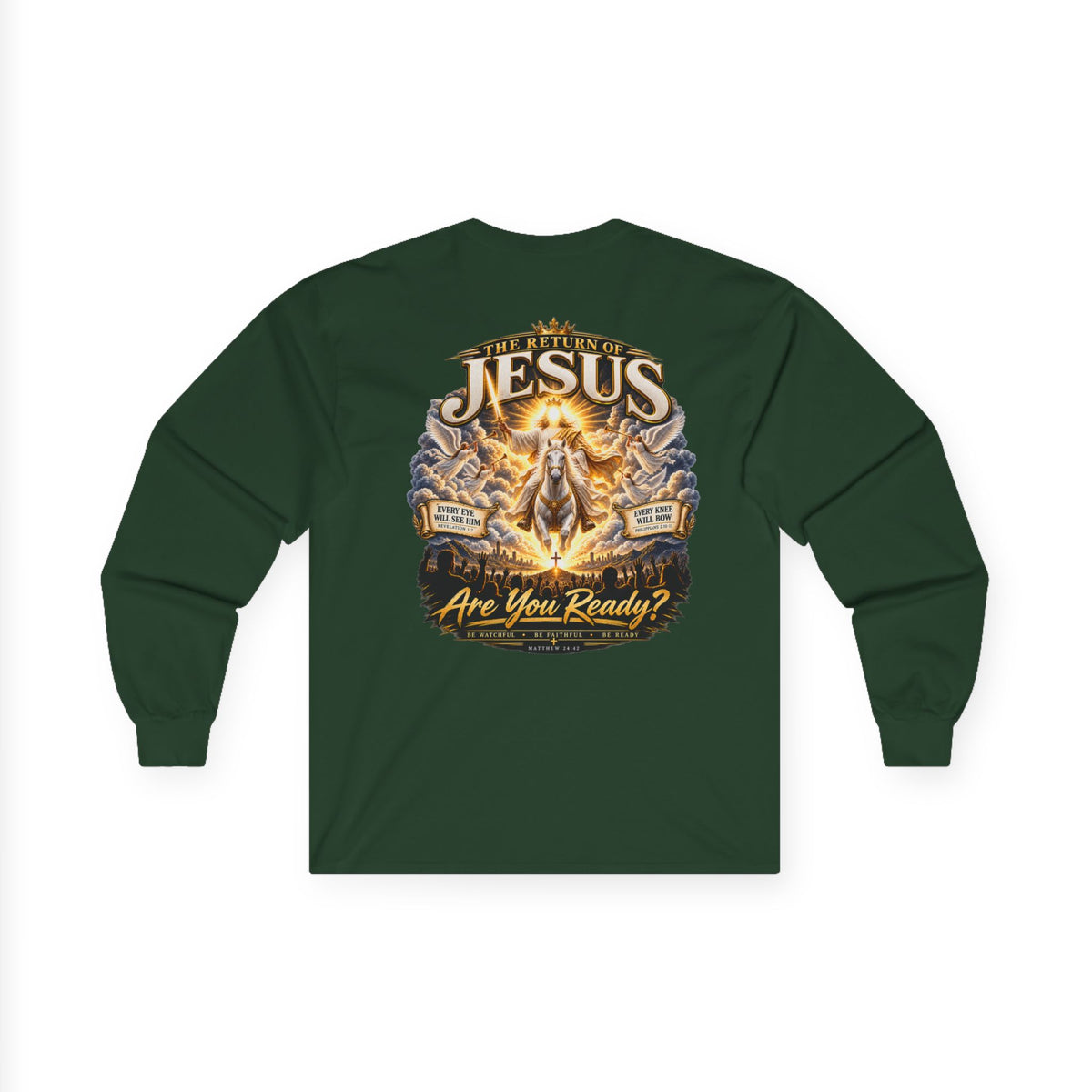 Jesus Returns — Be Ready Long-Sleeve Tee