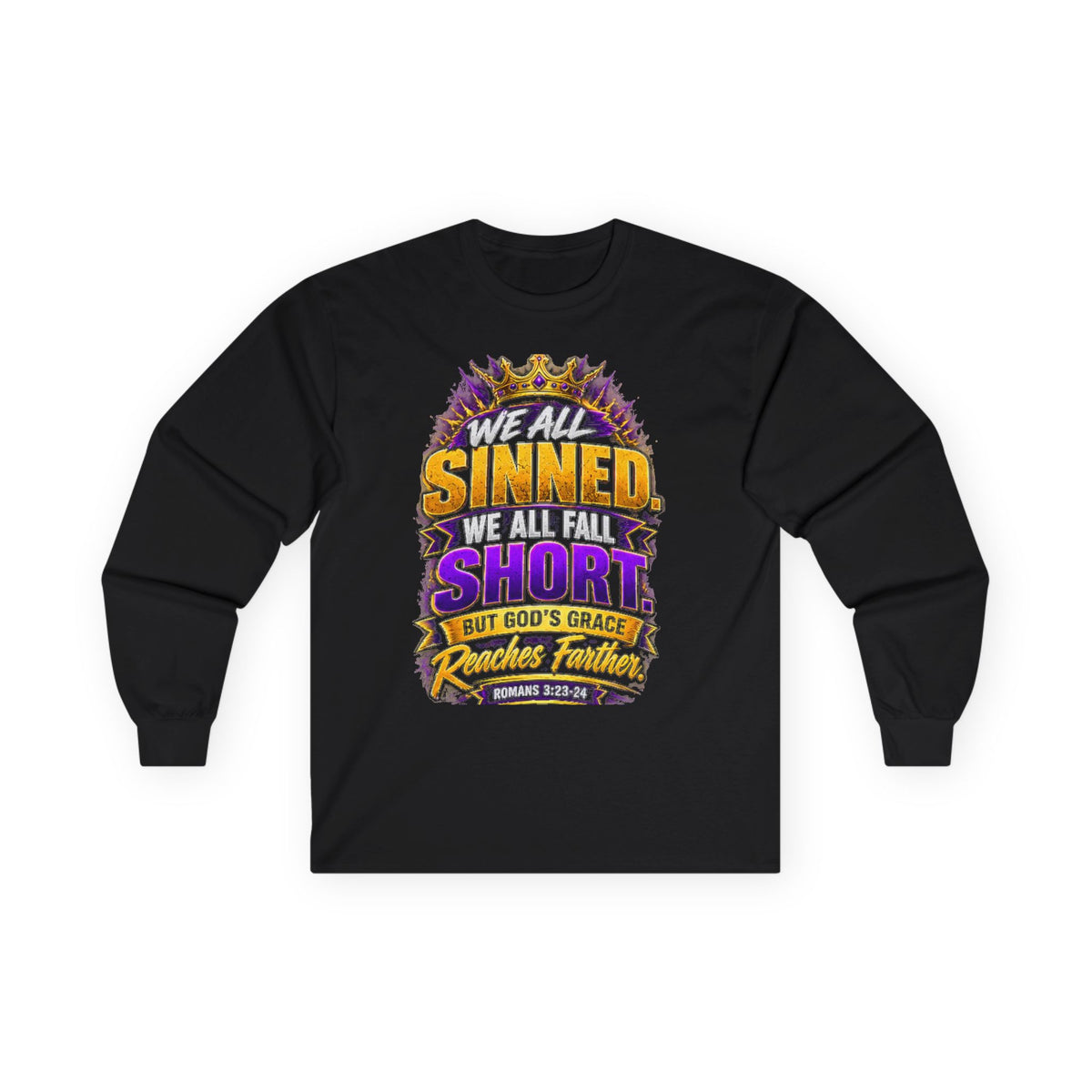 Sinned Short — Acts 4:12 Long-Sleeve Tee