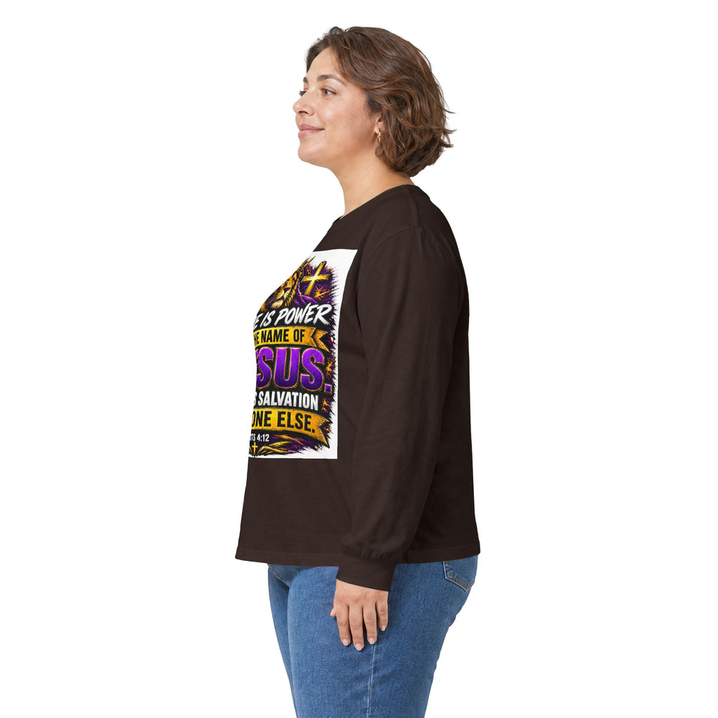 Believe in Jesus — Acts 4:12 Long-Sleeve Tee