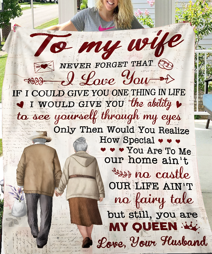 Wife Gift Blanket – From Your Husband