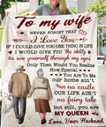 Wife Gift Blanket – From Your Husband