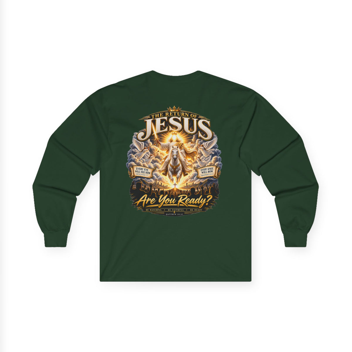 You Can't Outrun Eternity — Jesus Is Coming Long-Sleeve Tee