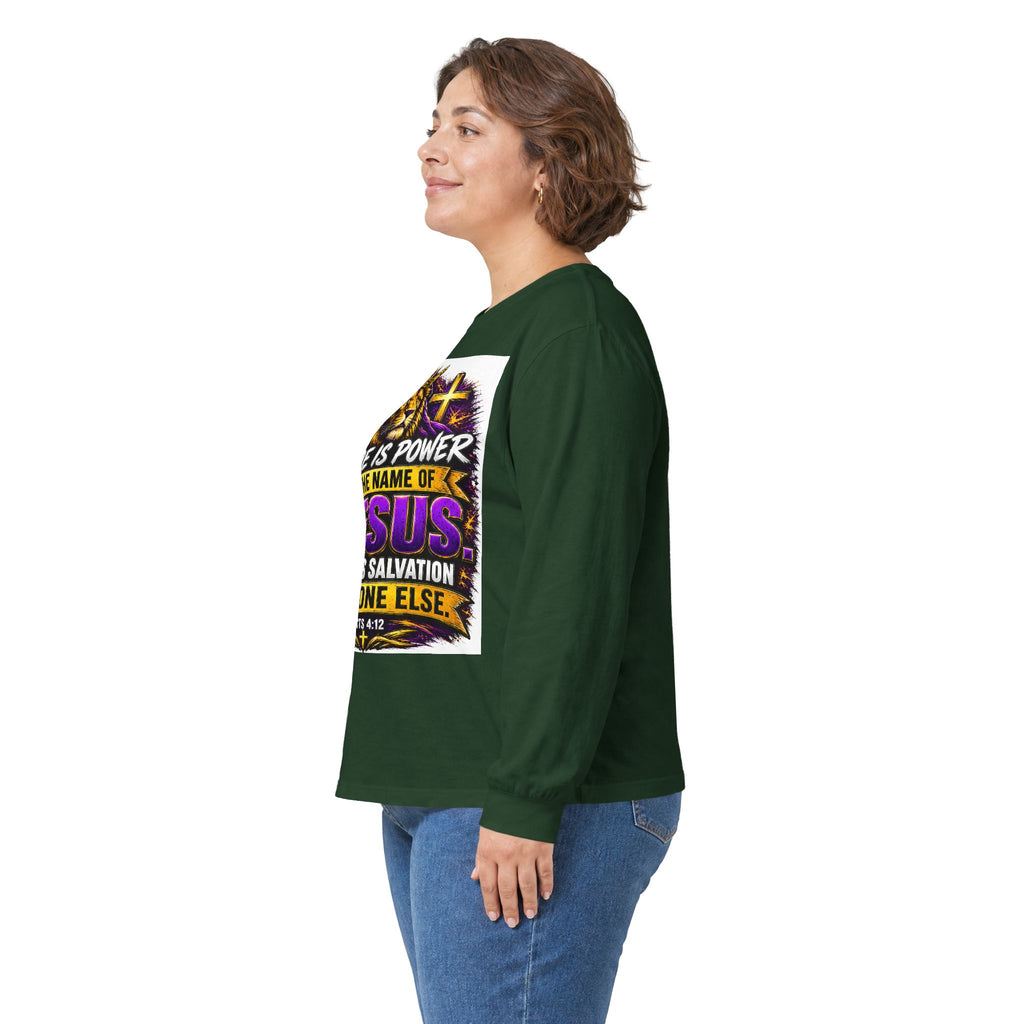 Believe in Jesus — Acts 4:12 Long-Sleeve Tee