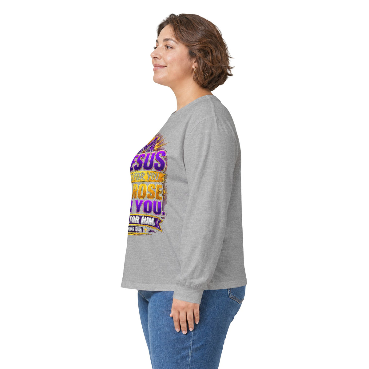 Jesus Died for You, He Rose for You — Salvation Long-Sleeve Tee
