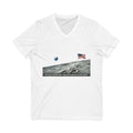 Moon Landing Astronaut Graphic V-Neck Tee