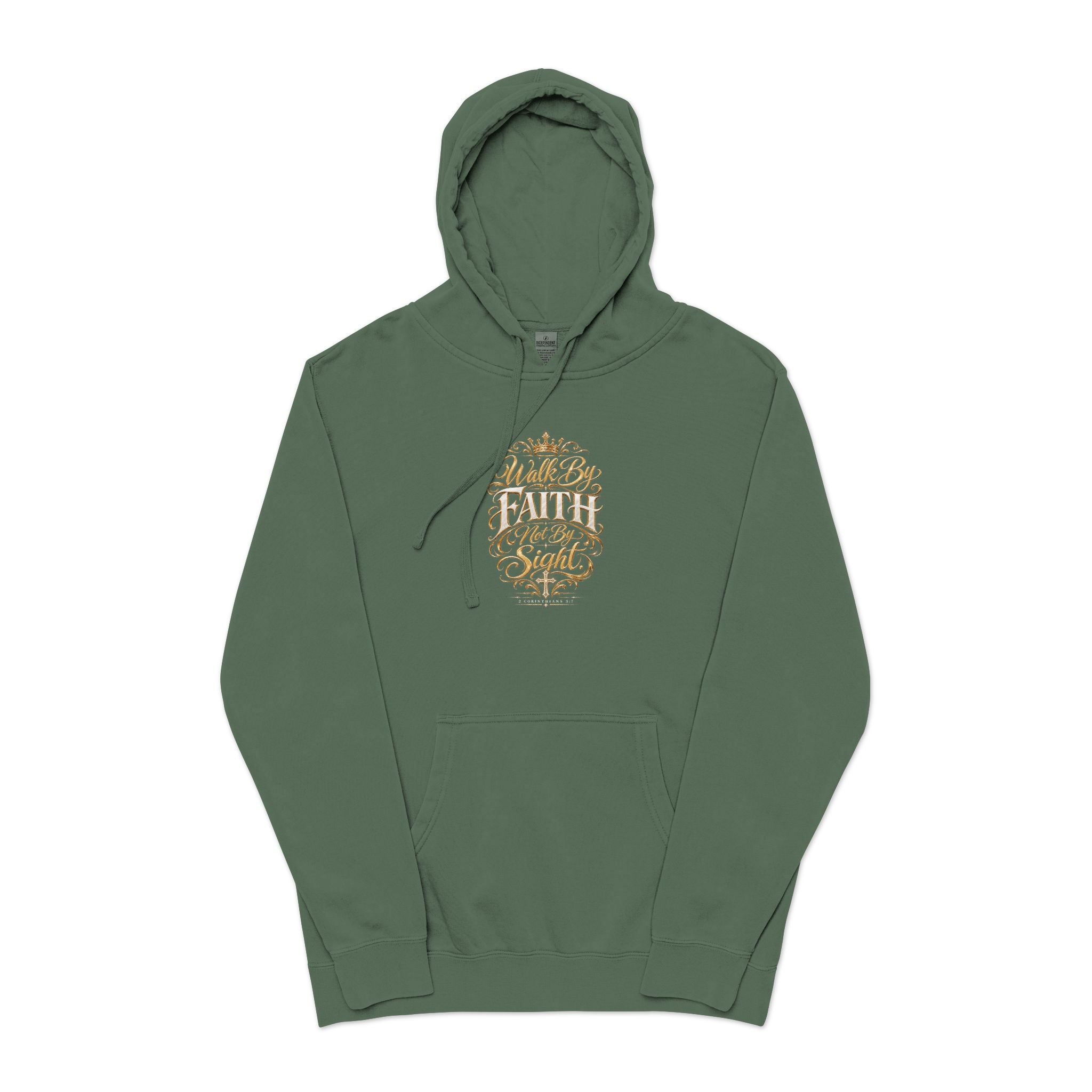 God Is Still in Charge — Pigment-Dyed Faith Hoodie