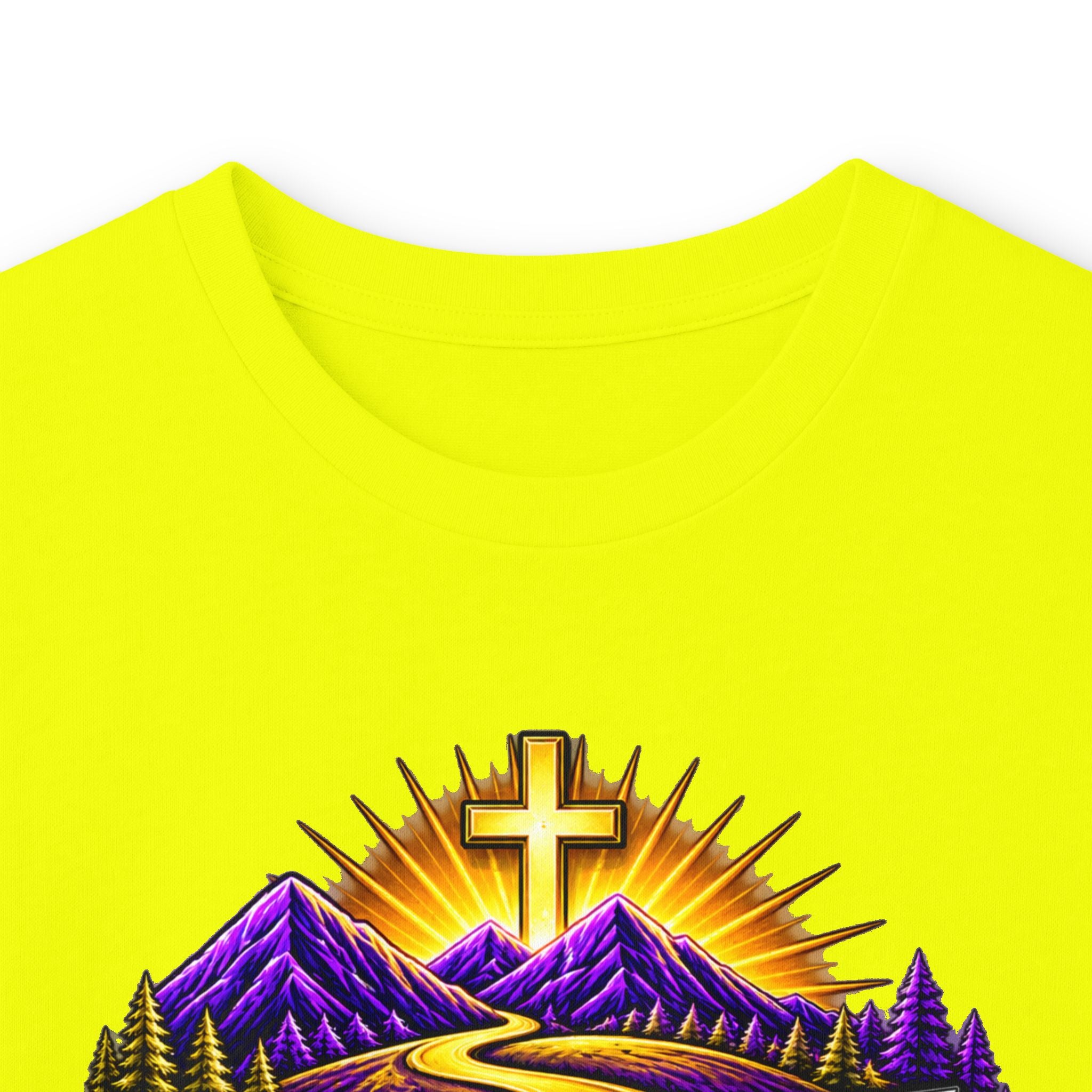 Long Sleeve Tee — "Found" Christian Faith Design (Acts 4:12)