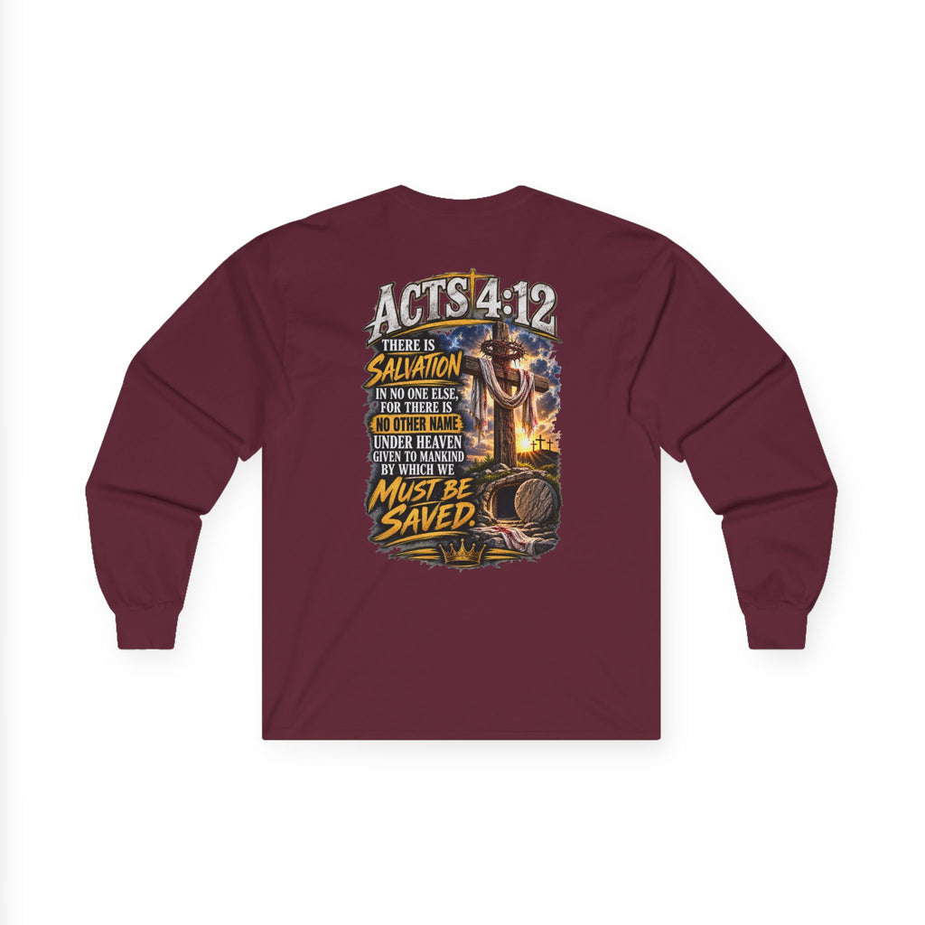 Jesus Died for You, He Rose for You — Salvation Long-Sleeve Tee