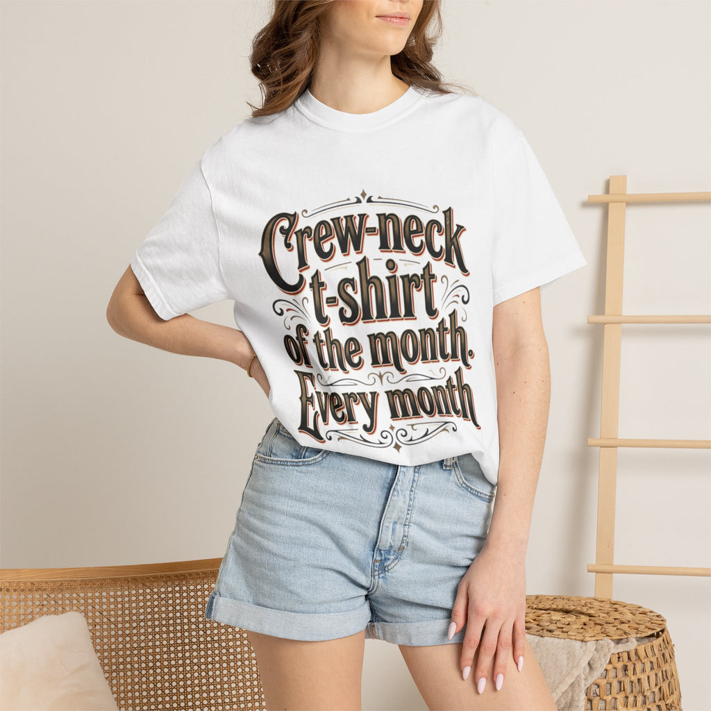Retro Typography — Garment-Dyed Graphic Tee