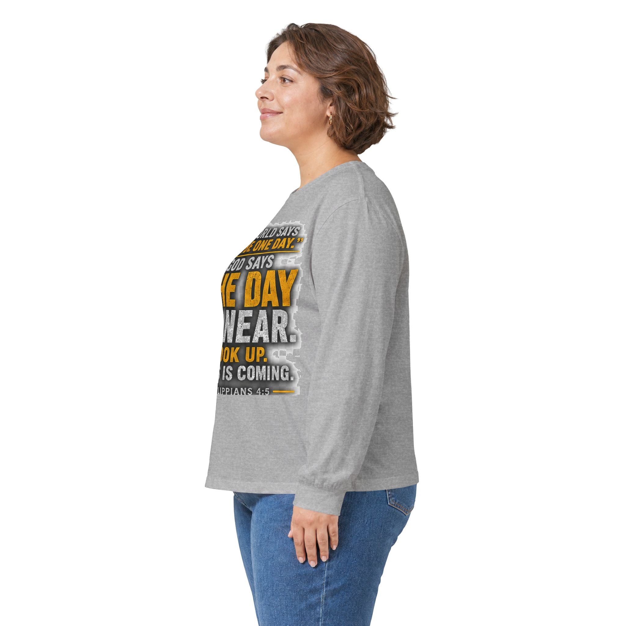 The Day Is Near — Jesus Is Coming Long-Sleeve Tee