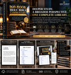 The 160-Book Holy Bible Commentary product promotional mockup