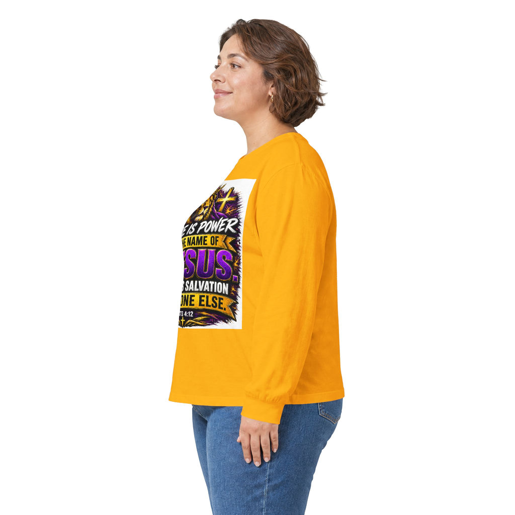 Believe in Jesus — Acts 4:12 Long-Sleeve Tee