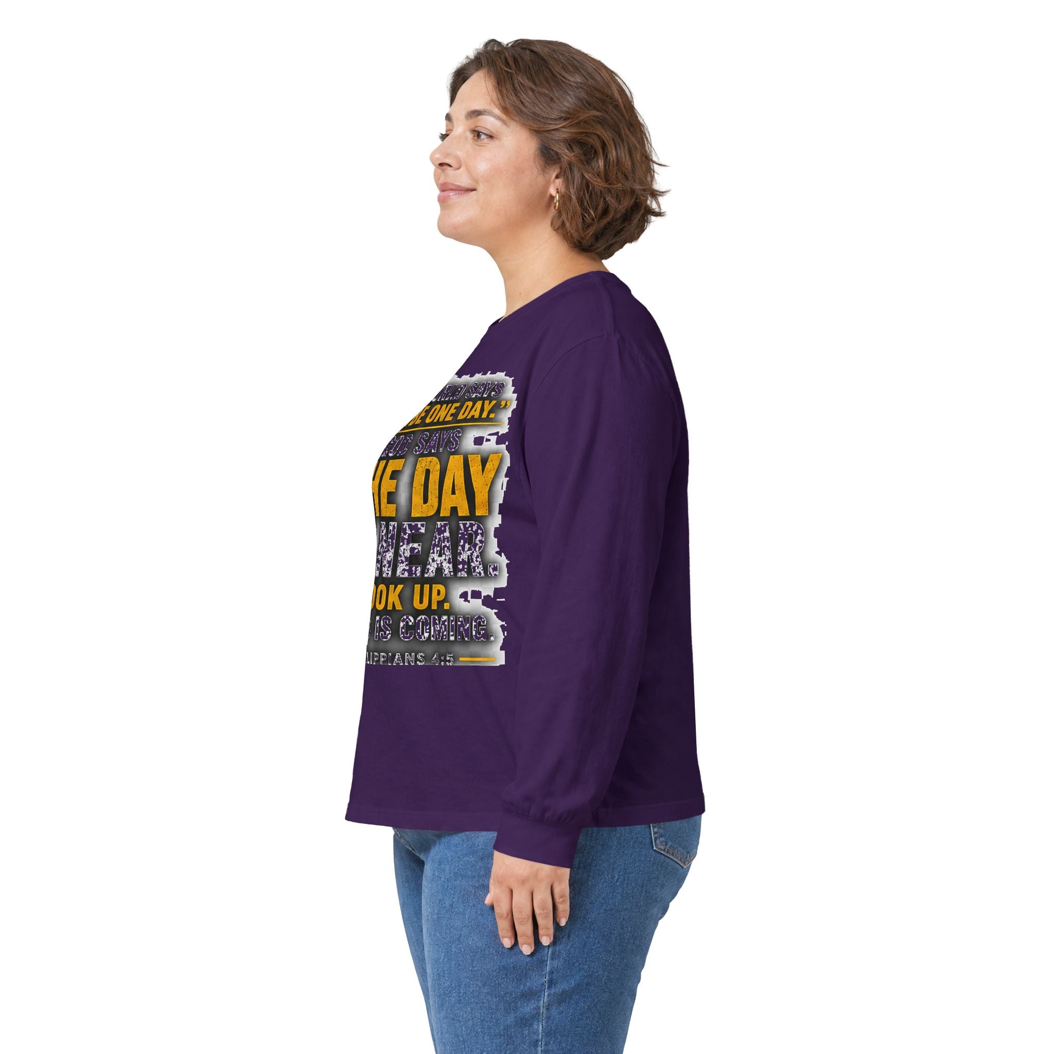 The Day Is Near — Jesus Is Coming Long-Sleeve Tee
