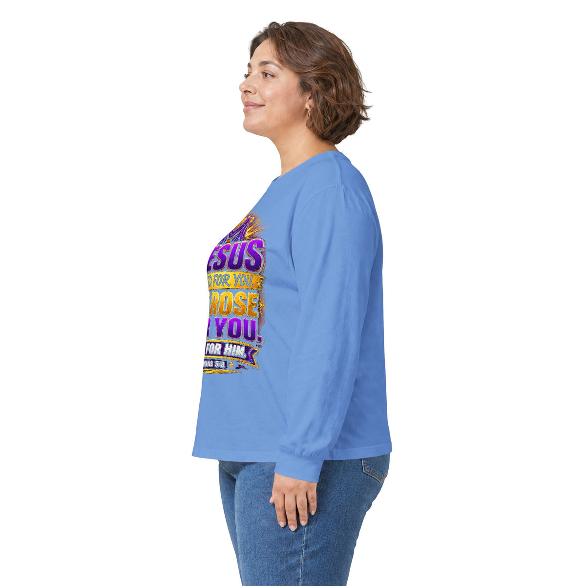 Jesus Died for You, He Rose for You — Salvation Long-Sleeve Tee