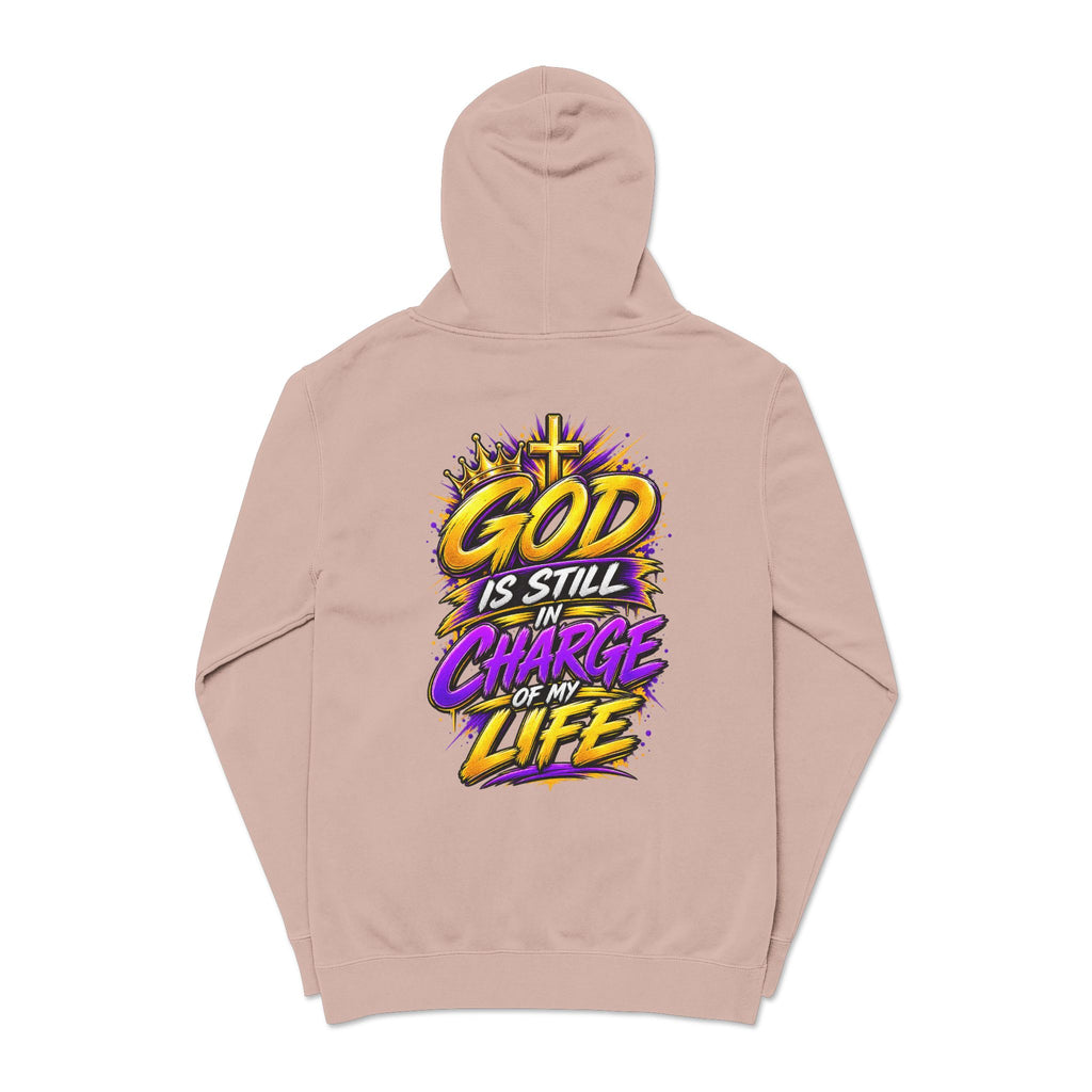 God Is Still in Charge — Pigment-Dyed Faith Hoodie