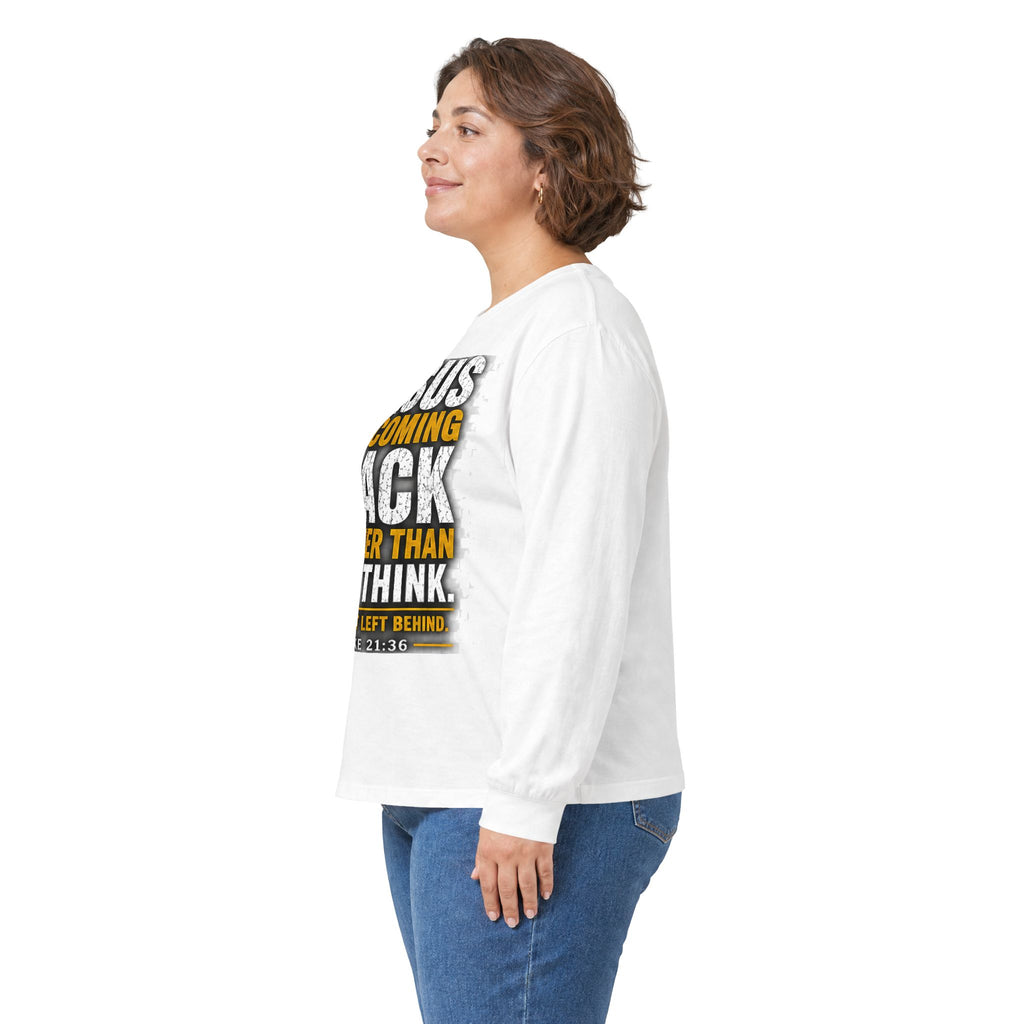 Jesus Is Coming Back — Are You Ready? Long-Sleeve Tee