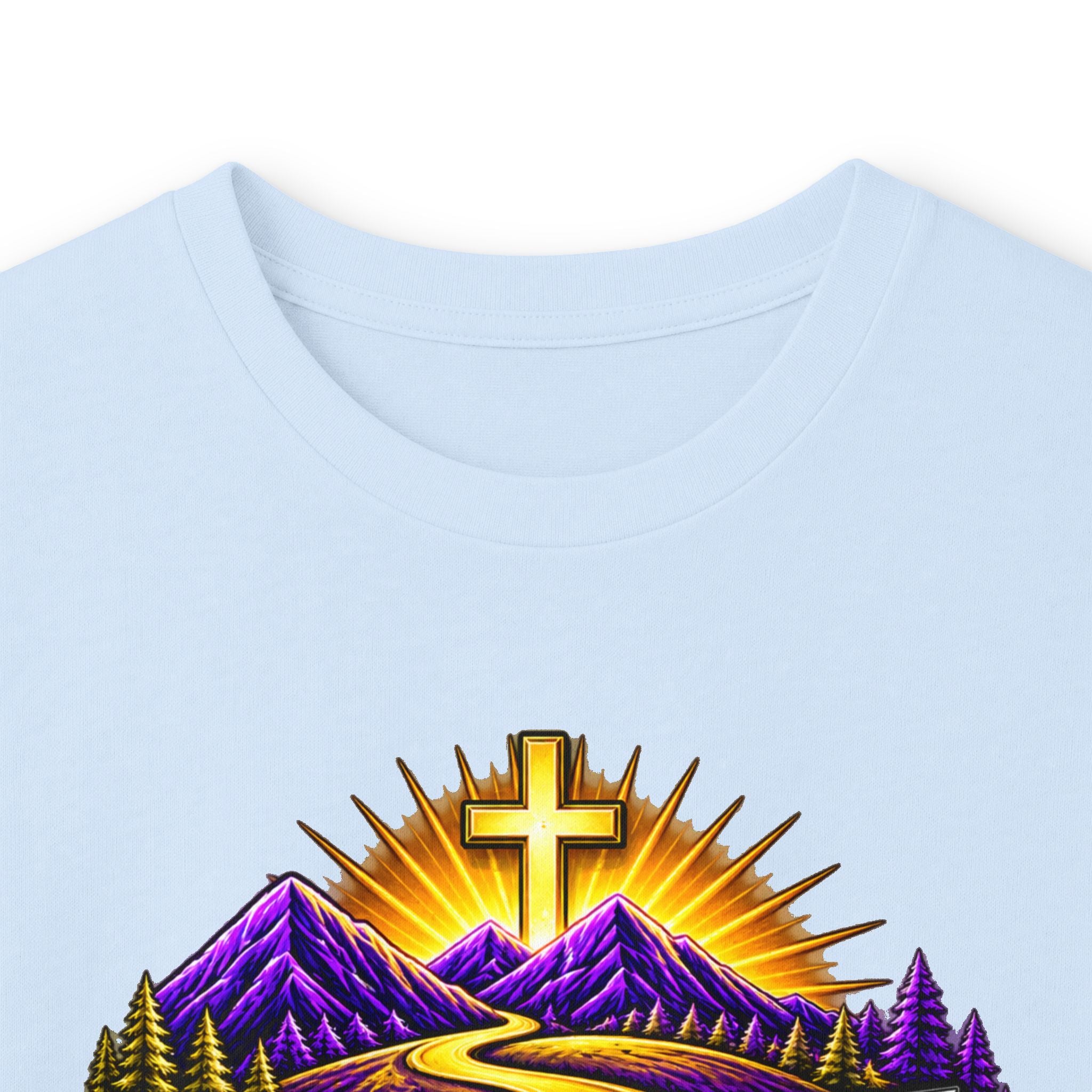 Long Sleeve Tee — "Found" Christian Faith Design (Acts 4:12)