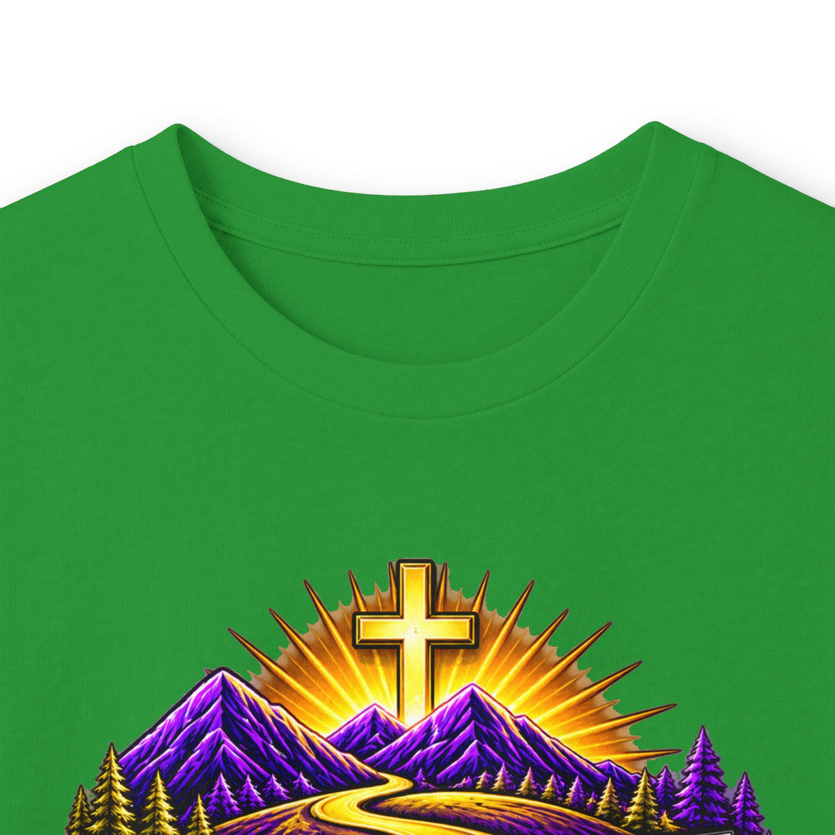 Long Sleeve Tee — "Found" Christian Faith Design (Acts 4:12)