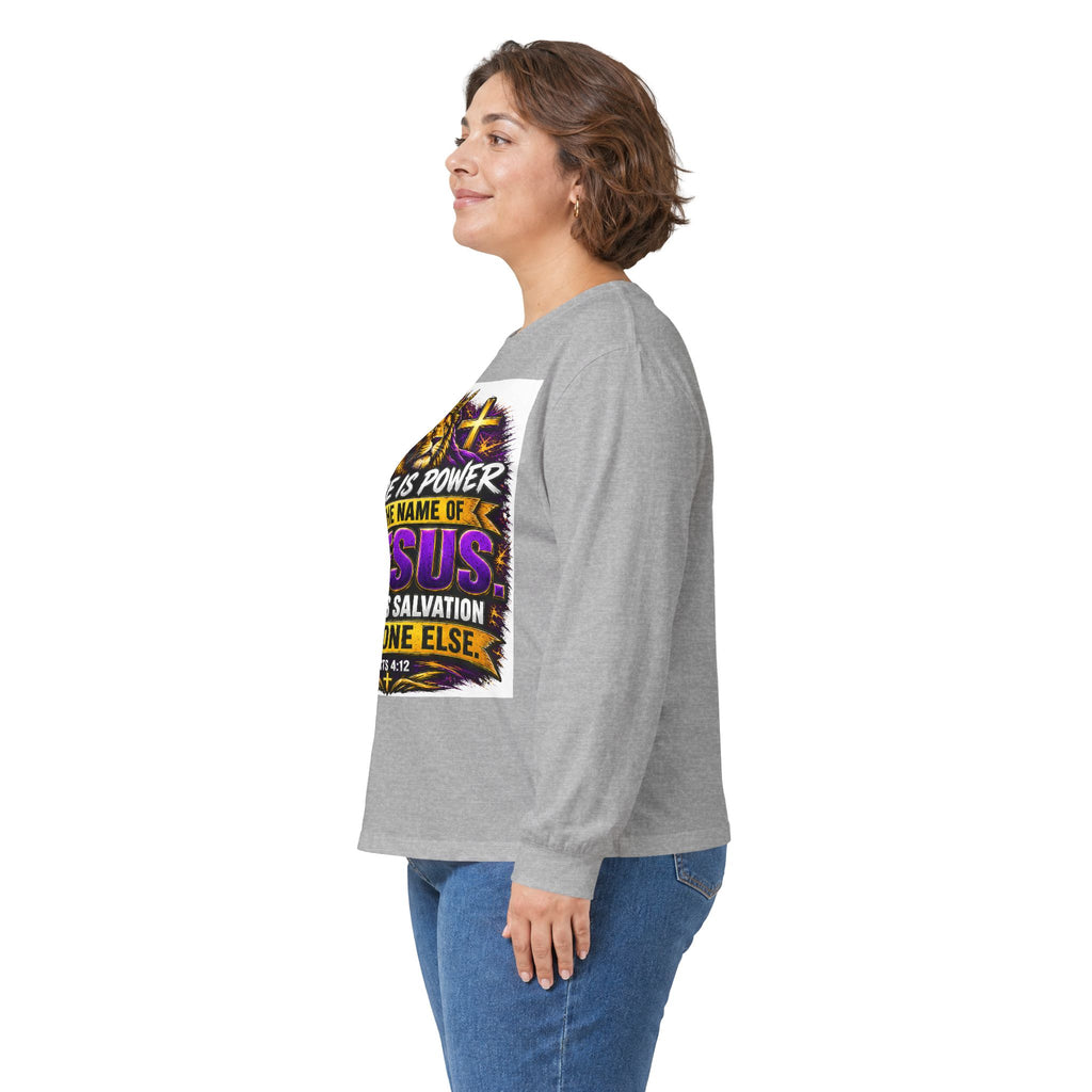 Believe in Jesus — Acts 4:12 Long-Sleeve Tee