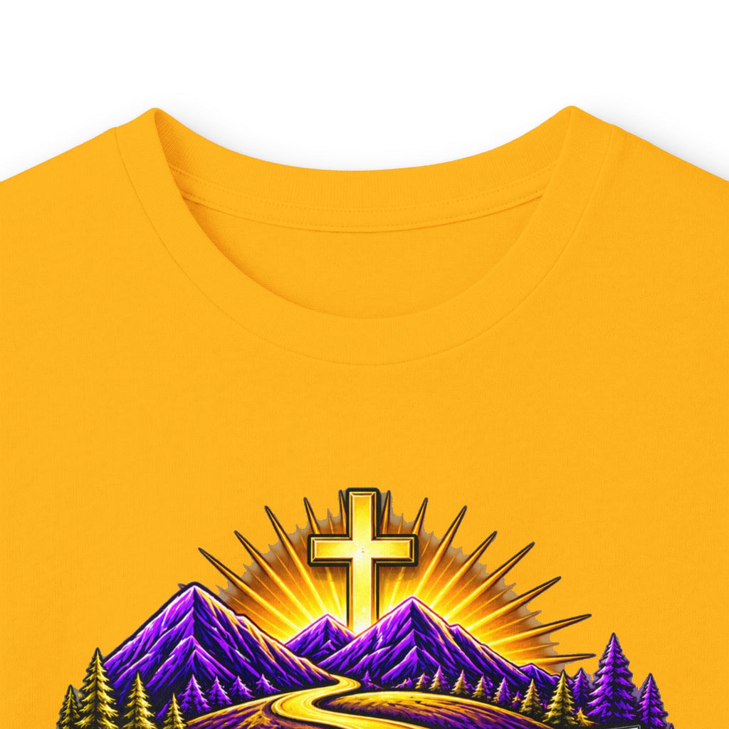Long Sleeve Tee — "Found" Christian Faith Design (Acts 4:12)