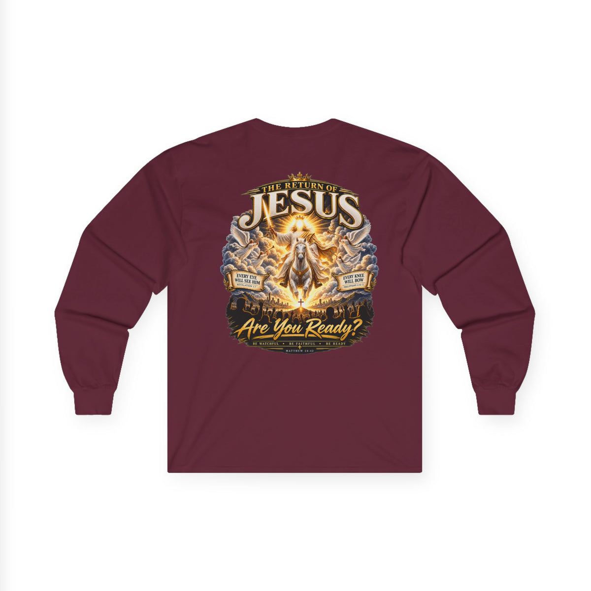 Jesus Returns — Be Ready Long-Sleeve Tee