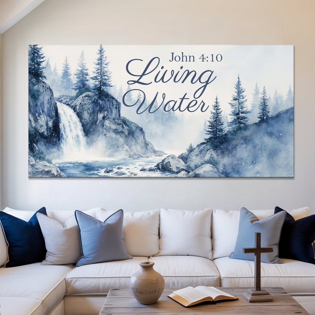 Living Water – John 4:10 Faith Sign