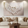 Wings of Love Abstract Canvas Wall Art
