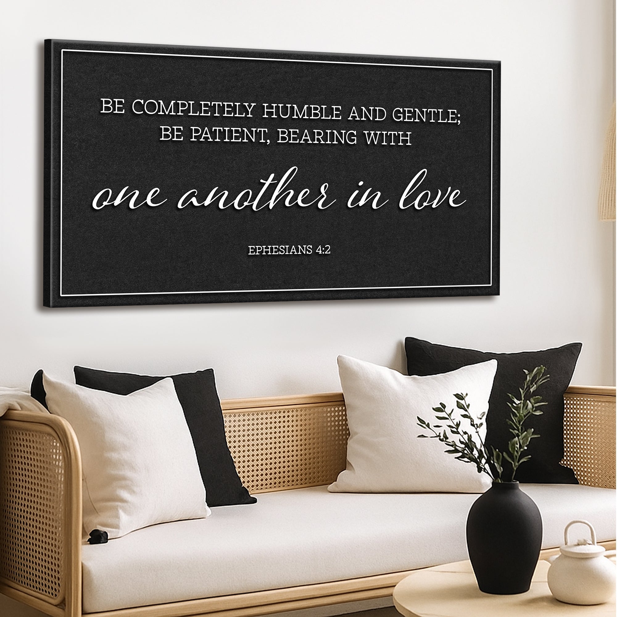 Be Completely Humble and Gentle – Ephesians 4:2 Faith Sign