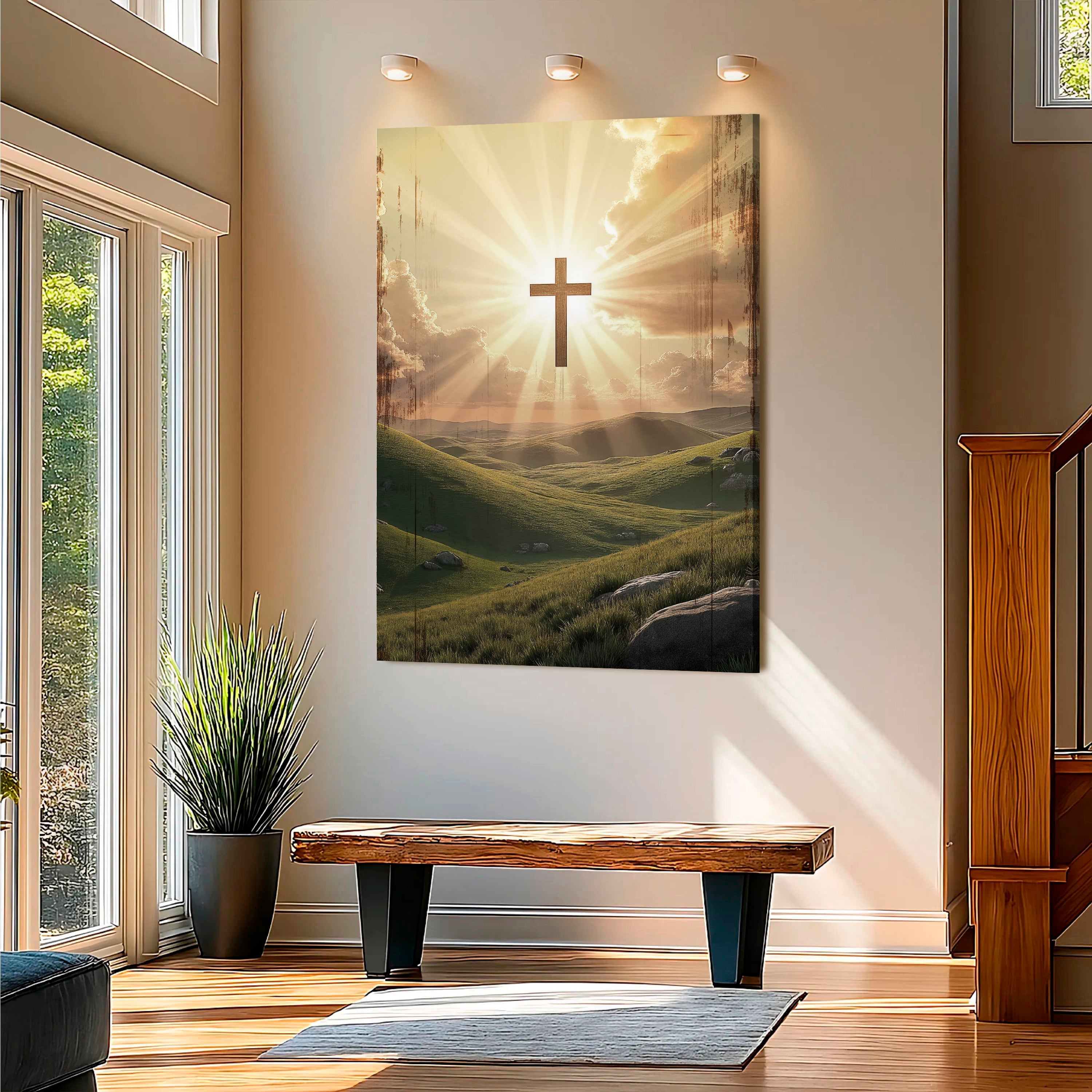 Amazing Grace Christian Canvas Wall Art