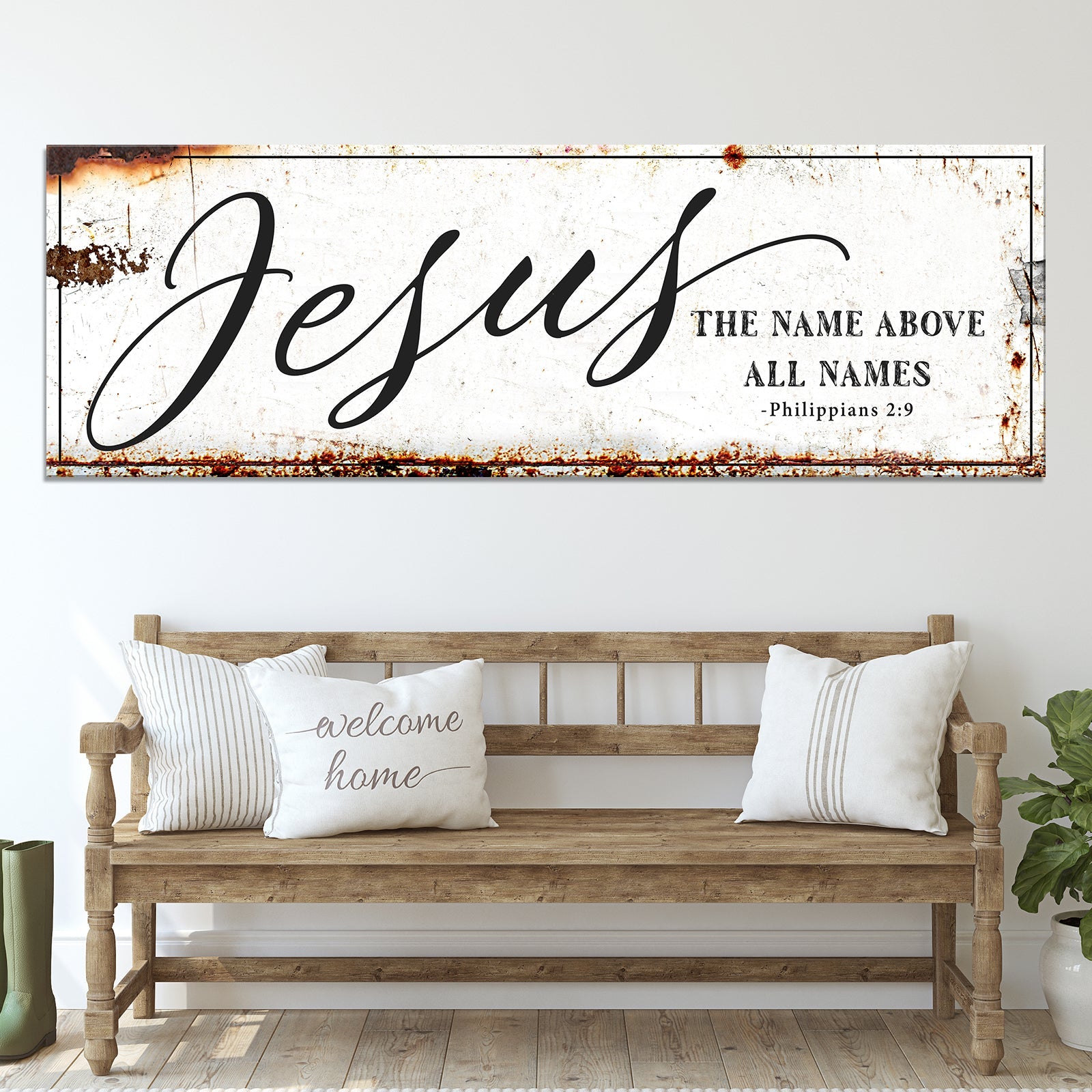 Jesus the Name Above All Names – Philippians 2:9 Faith Sign
